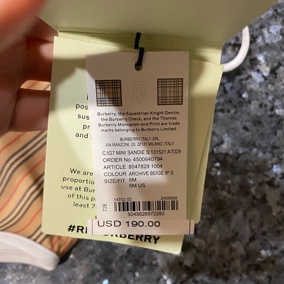 Burberry Swimsuit Baby Girl - Picture 4 of 4